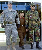 北朝鮮の兵士